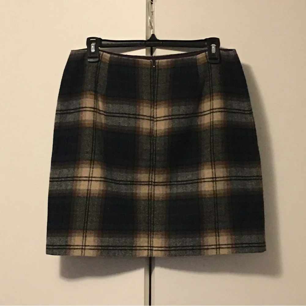 💚2 for $10💚 Vintage Karen Kane Wool Blend Mini Skirt, Size 12 - Picture 2 of 6
